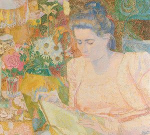 Portrét Marie Jeanette de Lange. 1900 od Jan Toorop