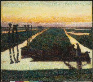 Kalhoty In Waterland (olej na plátně) od Jan Toorop