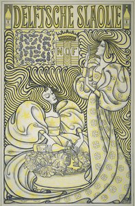 Plakát pro Delft Salad Oil, pub. 1894 (barevné lito) od Jan Toorop