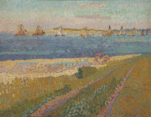 Schelde u Veere, 1907 od Jan Toorop