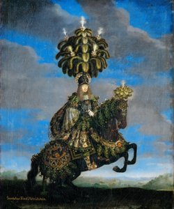 Gundakar, kníže Dietrichstein 1623-1690 v kostýmu pro koňský balet, 1667