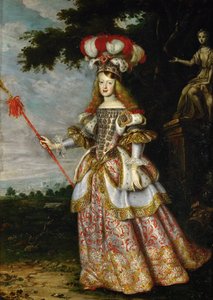 Margarita Teresa, Infanta Španělska 1651-1673, v divadelním kostýmu, 1667