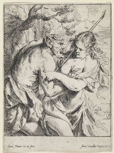 Satyr a pastýřka