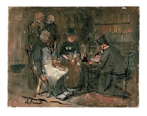 V advokátní kanceláři (studie) od Jan Toorop