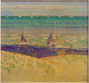 Duna krajina s plachetnicemi od Jan Toorop