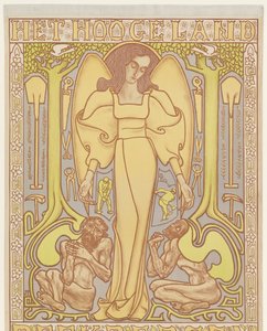 Vysoká země. Beekbergen (název na objektu) od Jan Toorop