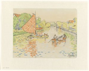 Kanál ve Veere od Jan Toorop