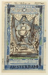 Návrh plakátu pro Mezinárodní eucharistický kongres konaný v Amsterdamu ve dnech 22.-27. července 1924 od Jan Toorop