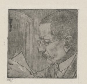 Portrét van Aegidius Timmerman od Jan Toorop