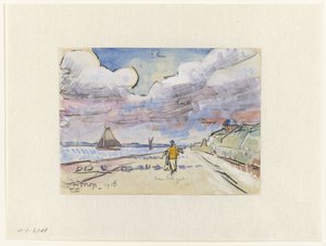 Cesta podél kanálu od Jan Toorop