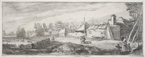 Krajina s farmou. od Jan Van de Velde