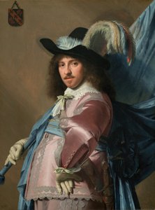 Andries Stilte jako standardní nositel, 1640. od Jan Verspronck