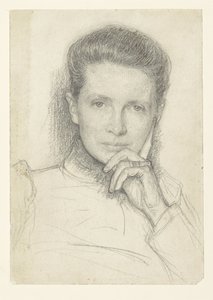 Studie k portrétu paní K.C. Boxman-Winkler od Jan Veth
