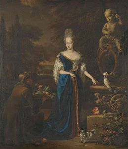 Portrét Marie Cornelisz, manželky Silvestra van Tongerena od Jan Baptist Weenix