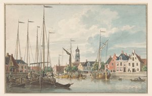 Tvář v De Lemmer od Jan Weissenbruch