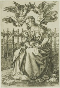 Madonna korunovaná dvěma anděly