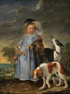 Portrét chlapce (olej na panelu) od Jan and Quellinus Erasmus (1607 78) Fijt