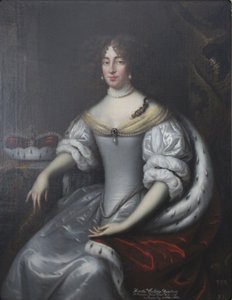 Portrét Doroty Braniborské, rozené von Schleswig-Holstein-Sonderburg-Glücksburg (1636-1689) od Jan de Baen