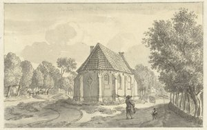 Kostel Helsdingen poblíž Vianen od Jan de Beijer
