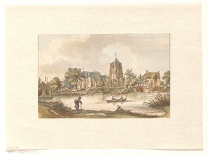 Pohled na Acquoy na Linge od Jan de Beijer