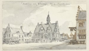Pohled na radnici IJsselstein od Jan de Beijer