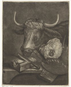 Atributy cechu svatého Lukáše, 1735 od Jan de Groot