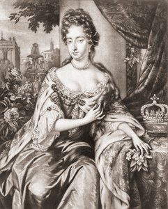 Anglická, skotská a irská královna Marie II. od Jan or Verkolye (after) Verkolje
