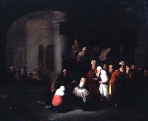 Prezentace v chrámu od Jan the Elder (manner of) Lievens