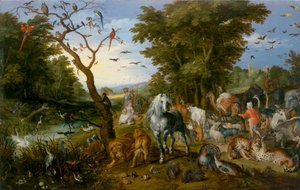 Vstup zvířat do Noemovy archy od Jan the Elder Brueghel