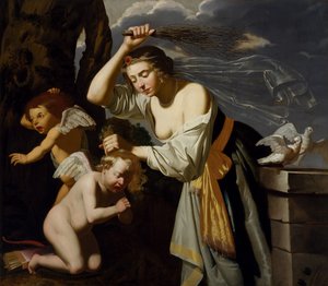 Venus Chastising Cupid, 1628
