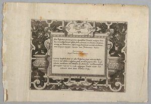 Tisk, deska od Jan van Doetechum the Elder