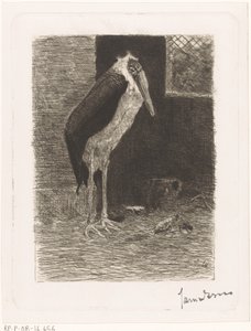 Marabou od Jan van Essen (signed by artist)
