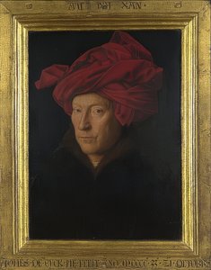 Portrét muže (autoportrét?). 1433 od Jan van Eyck