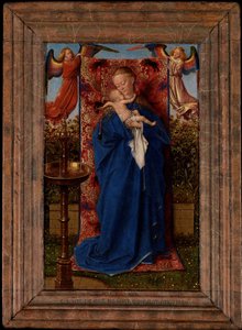 Madonna a dítě u fontány od Jan van Eyck