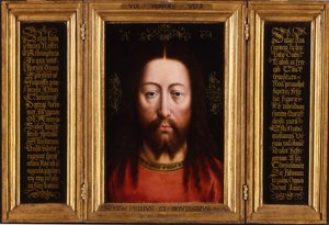 Triptych: Kristus jako Salvator Mundi od Jan van Eyck