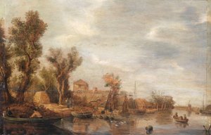 výhled na řeku od Jan van Goyen (follower of)