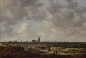 Pohled na Haag od severozápadu od Jan van Goyen