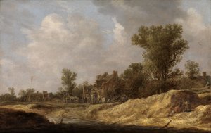 Krajina s venkovany od Jan van Goyen