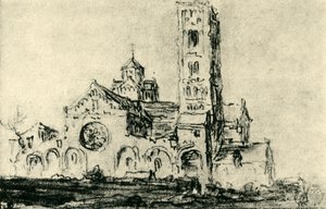 Kostel St Marys, Utrecht, Nizozemsko, polovina 17. století, 1943.
