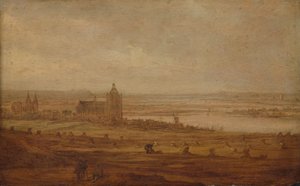 Pohled na Arnhem od Jan van Goyen