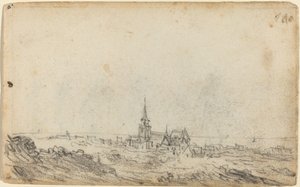 Pohled na Scheveningen [recto] od Jan van Goyen