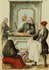 Aukce (wc na papíře) od Jan van Grevenbroeck