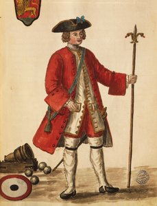 Bombista z benátských lodí, Jan van Grevenbroeck nebo Giovanni Grevembroch (1731-1807), Gli Abiti de Veneziani, z ilustrované knihy kostýmů, akvarel
