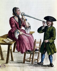 Předpověď štěstí, ilustrace z Kostýmů Benátčanů téměř každého věku, pečlivě sesbíraná a malovaná v 18. století, Giovanni di Grevembroch (1731-1807) od Jan van Grevenbroeck