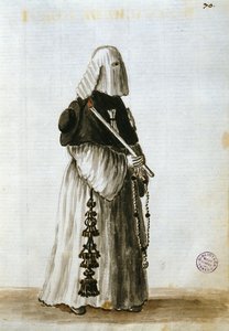 Róby bratrstva utrpení smrti (pero, inkoust a wc na papíře) od Jan van Grevenbroeck