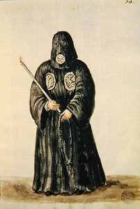 Rucha laického cechu Ukřižování (pero, inkoust a wc na papíře) od Jan van Grevenbroeck