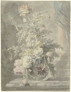 Váza s květinami od Jan van Huysum (possibly)