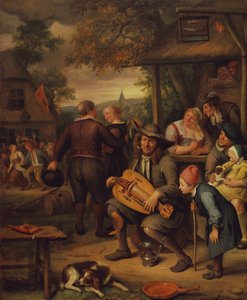Hráč Hurdy Gurdy od Jan van Kessel