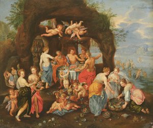 Svátek bohů od Jan van and Balen, Hendrik van Kessel