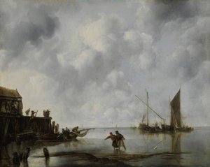 Rybářské lodě v klidu, 1651.